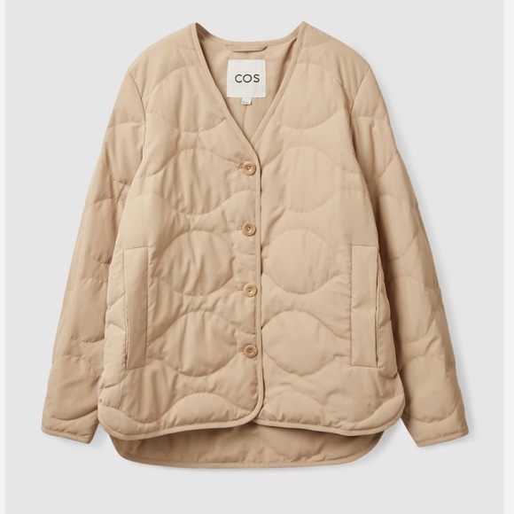 COS Beige Quilted Jacket - Picture 2 of 9